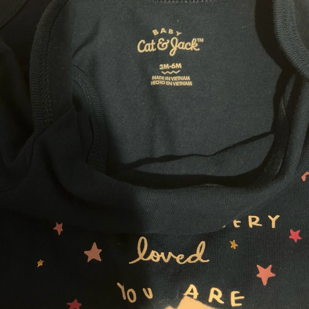 Cat & Jack Blue Starry Baby Bodysuit
